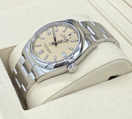 ロレックス オイスターパーペチュアル 126000 ベージュ文字盤|Timeseek