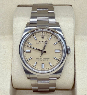 ロレックス オイスターパーペチュアル 126000 ベージュ文字盤