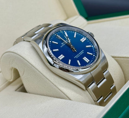 ロレックス オイスターパーペチュアル 134300 メットブルー文字盤｜Timeseek
