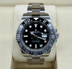 ロレックス GMTマスターⅡ 126710GRNR 黒文字盤