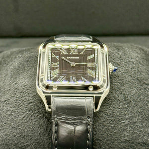 カルティエ サントス デュモン WSSA0046 ブラックラッカー文字盤